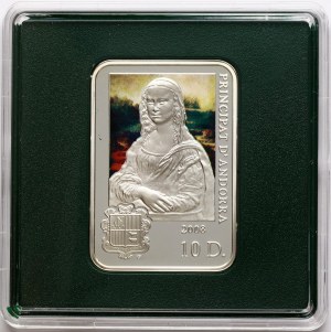 Andorre 10 Diners 2008 MW Leonardo da Vinci