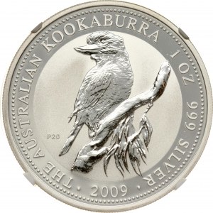 Australia 1 Dollar 2009 P20 Australian Kookaburra NGC MS 69