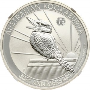 Australia 1 Dollaro 2020 P Kookaburra - 30° Anniversario F15 Privy NGC MS 69