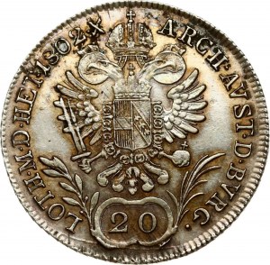 Austria 20 Kreuzer 1802 B
