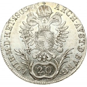 Austria 20 Kreuzer 1803 A