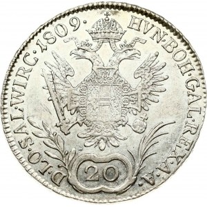 Austria 20 Kreuzer 1809 A