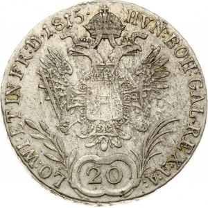 Austria 20 Kreuzer 1815 E