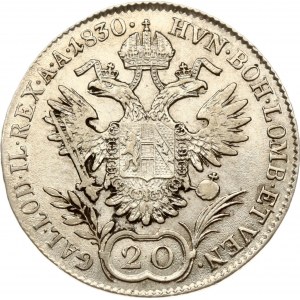 Austria 20 Kreuzer 1830 A