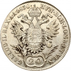 Austria 20 Kreuzer 1830 A