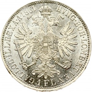 Austria 1 Fiorino 1861 A