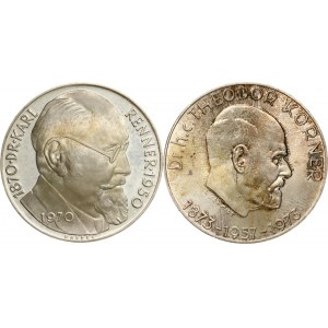 Austria 50 Schilling 1970 & 1973 Lot of 2 coins