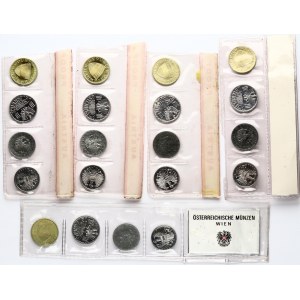 Austria 2 - 50 Groschen 1971-1975 Lotto di 20 monete
