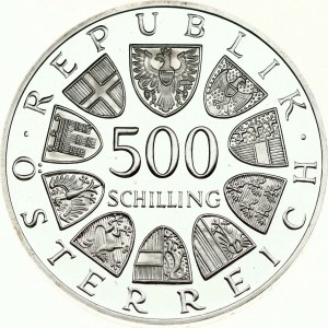Autriche 500 Schilling 1987 400e anniversaire - Naissance de l'archevêque de Salzbourg von Raitenau