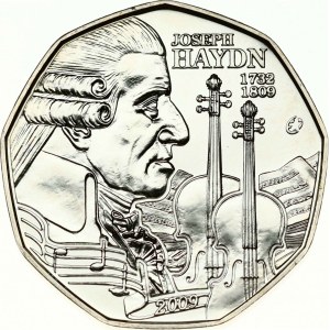 Austria 5 Euro 2009 200th Anniversary of the Death of Joseph Haydn