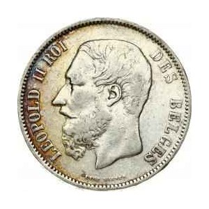 Belgio 5 franchi 1869