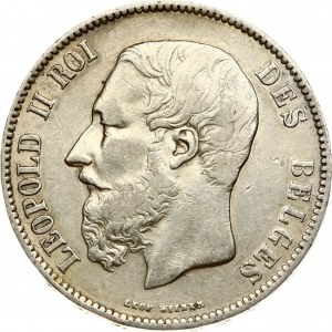 Belgium 5 Francs 1871