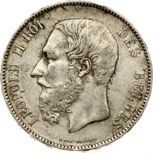 Belgium 5 Francs 1872