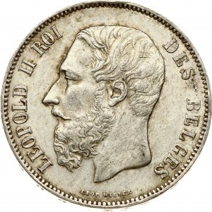 Belgium 5 Francs 1873