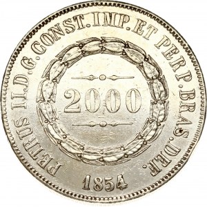 Brasile 2000 Reis 1854