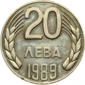 Bulgaria 20 Leva 1989