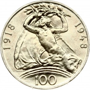 Czechoslovakia 100 Korun 1948 Independence 30 Years