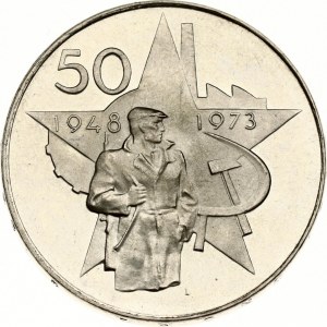 Cecoslovacchia 50 Korun 1973 Vittoria del Partito Comunista