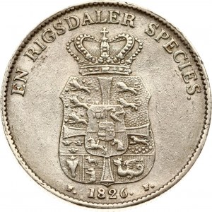 Denmark Speciedaler 1826 FF