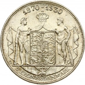 Denmark 2 Kroner 1930 King's birthday