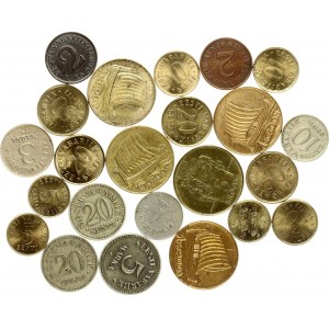 Estonia 1-5 Marka & 1-50 Senti & 1-5 Krooni (1922-1994) Lot of 23 Coins