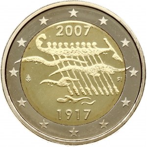 Finland 2 Euro 2007 Independence