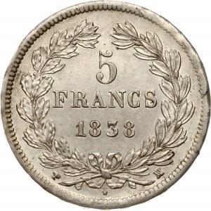 Francie 5 franků 1838 MA