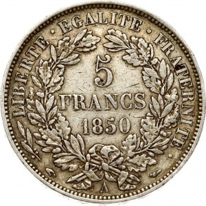 Francia 5 Franchi 1850 A Ceres