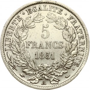 France 5 Francs 1851 A Ceres