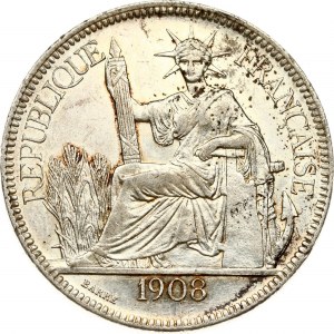 French Indochina Piastre 1908 A
