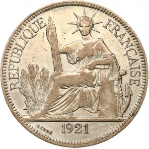 French Indochina Piastre 1921 H