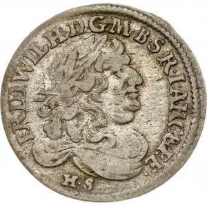 Niemcy Brandenburgia-Prusy 6 Groscher 1681 HS