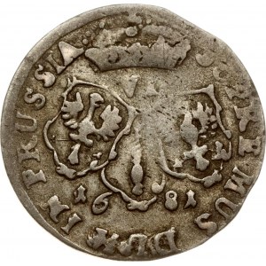 Germany Brandenburg-Prussia 6 Groschen 1681 HS