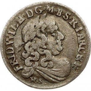 Germania Brandeburgo-Prussia 6 Groschen 1682 HS
