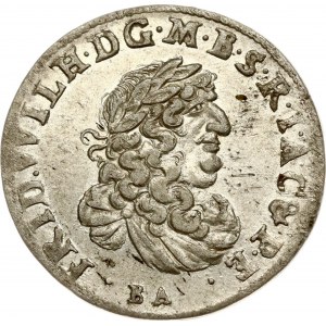 Germania Brandeburgo-Prussia 6 Groschen 1686 BA