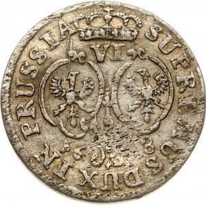 Germany Brandenburg-Prussia 6 Groscher 1698 SD