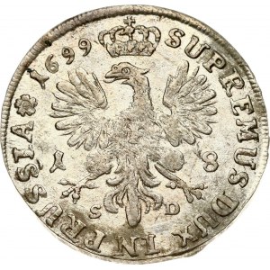 Germany Brandenburg-Prussia 18 Groscher 1699 SD