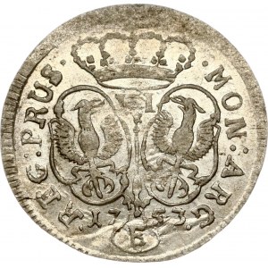 Germania Prussia 6 Groscher 1753 E