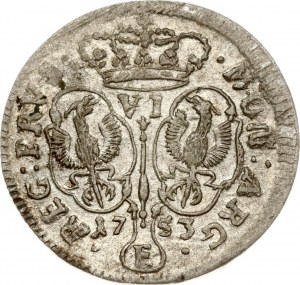 Germany Prussia 6 Groscher 1753 E