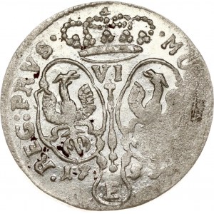 Germania Prussia 6 Groscher 1753 E ST