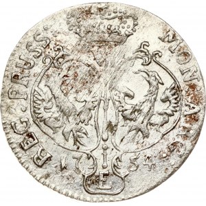Germany Prussia 6 Groscher 1754 E ST