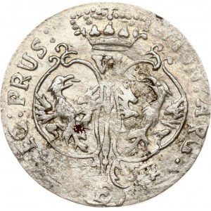 Germany Prussia 6 Groscher 1754 E