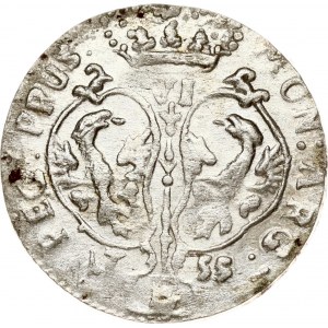 Germania Prussia 6 Groscher 1755 E