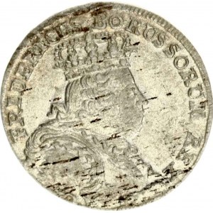 Germany Prussia 6 Kreuzer 1756 B