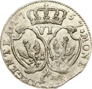Germany Prussia 6 Groscher 1757 C