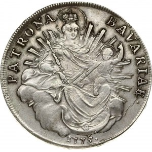 Germany Bavaria Taler 1775 A