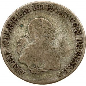 Germany Prussia 1/3 Taler 1797 E