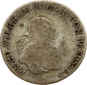 Germany Prussia 1/3 Taler 1797 E