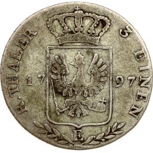 Germany Prussia 1/3 Taler 1797 E