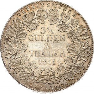 Germany Frankfurt 2 Taler 1841